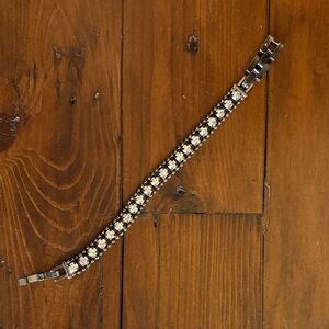 Stella & Dot Black and Silver Bracelet